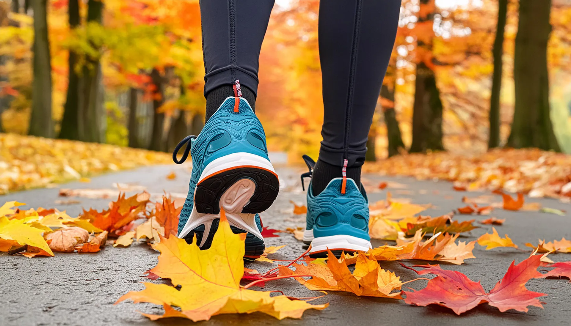 Running through leaves for Y November Challenge