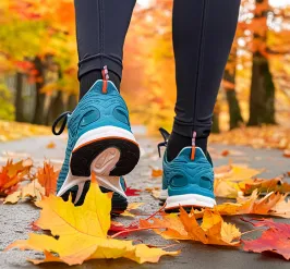 Running through leaves for Y November Challenge