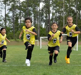 Kids play MLS GO Youth Soccer