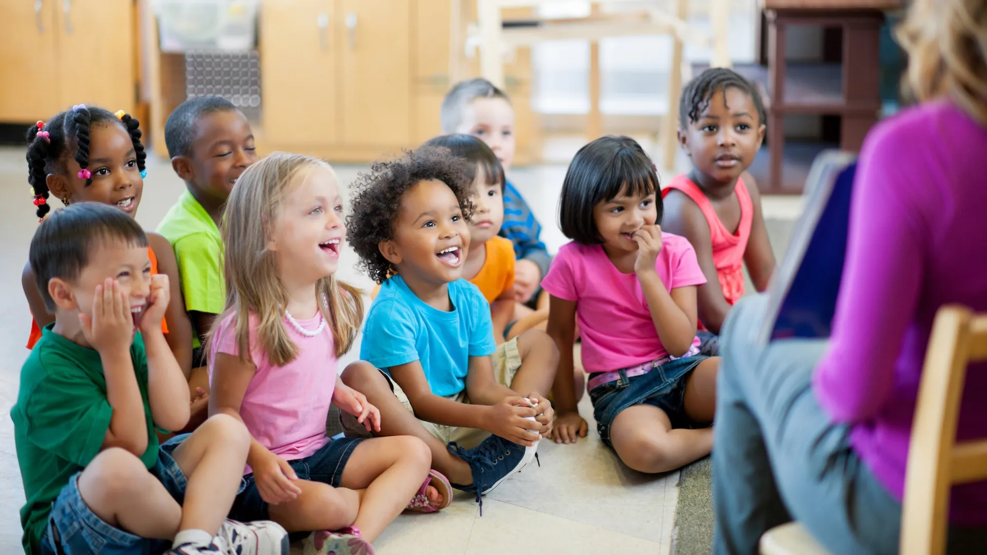 Happy Preschoolers at YMCA