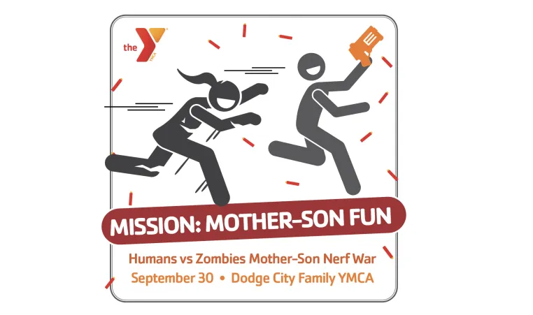 Mother-Son Humans vs Zombies Nerf War